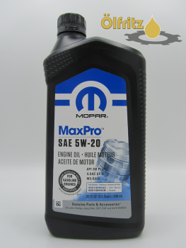 Original Mopar Max Pro 5W-20 (Made in USA) Motoröl 1l